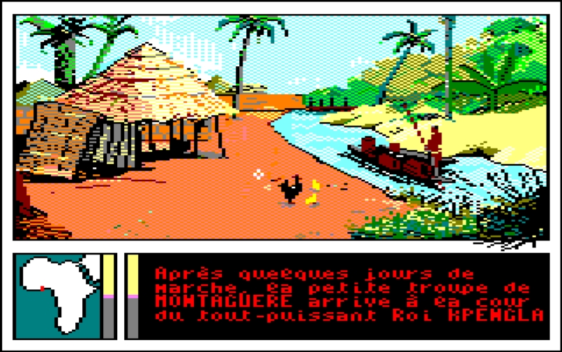 Passengers on the Wind II - Amstrad CPC game screenshot (1988) by Infogrames